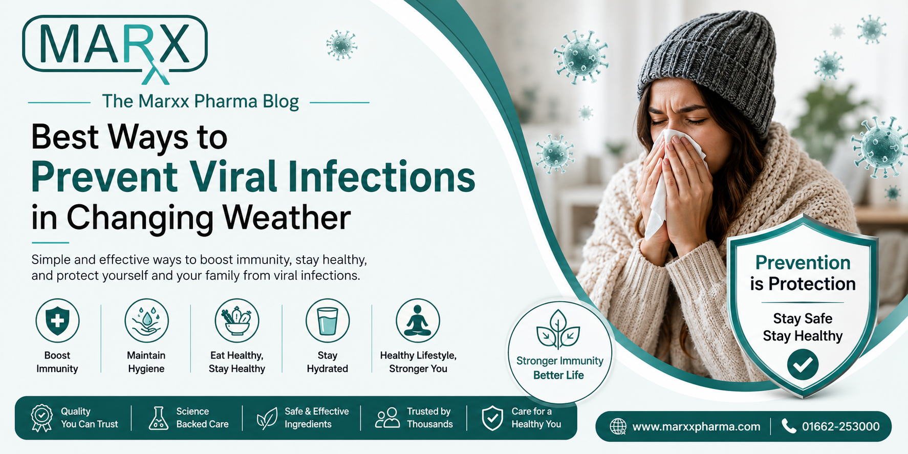 Marxx Pharma Smart Ways to Prevent Viral Infections
