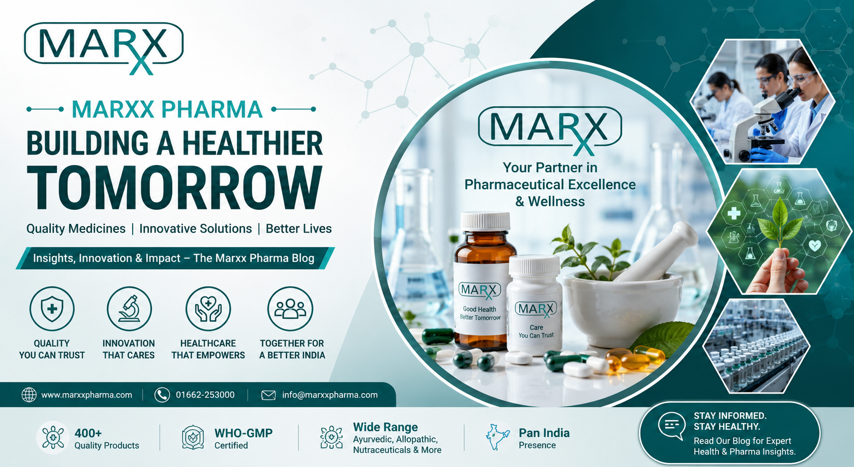 Marxx Pharma changing the face of Indian pharma with healthcare innovation and pharmaceutical solutions