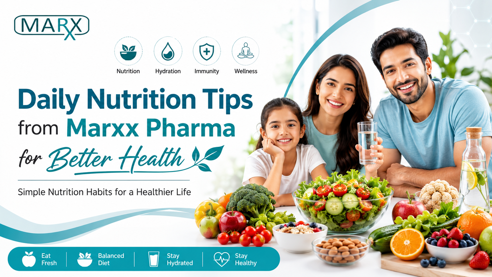 Daily Nutrition Tips from Marxx Pharma Experts for Better Health